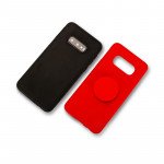 Wholesale Galaxy S10e Pop Up Grip Stand Hybrid Case (Black)